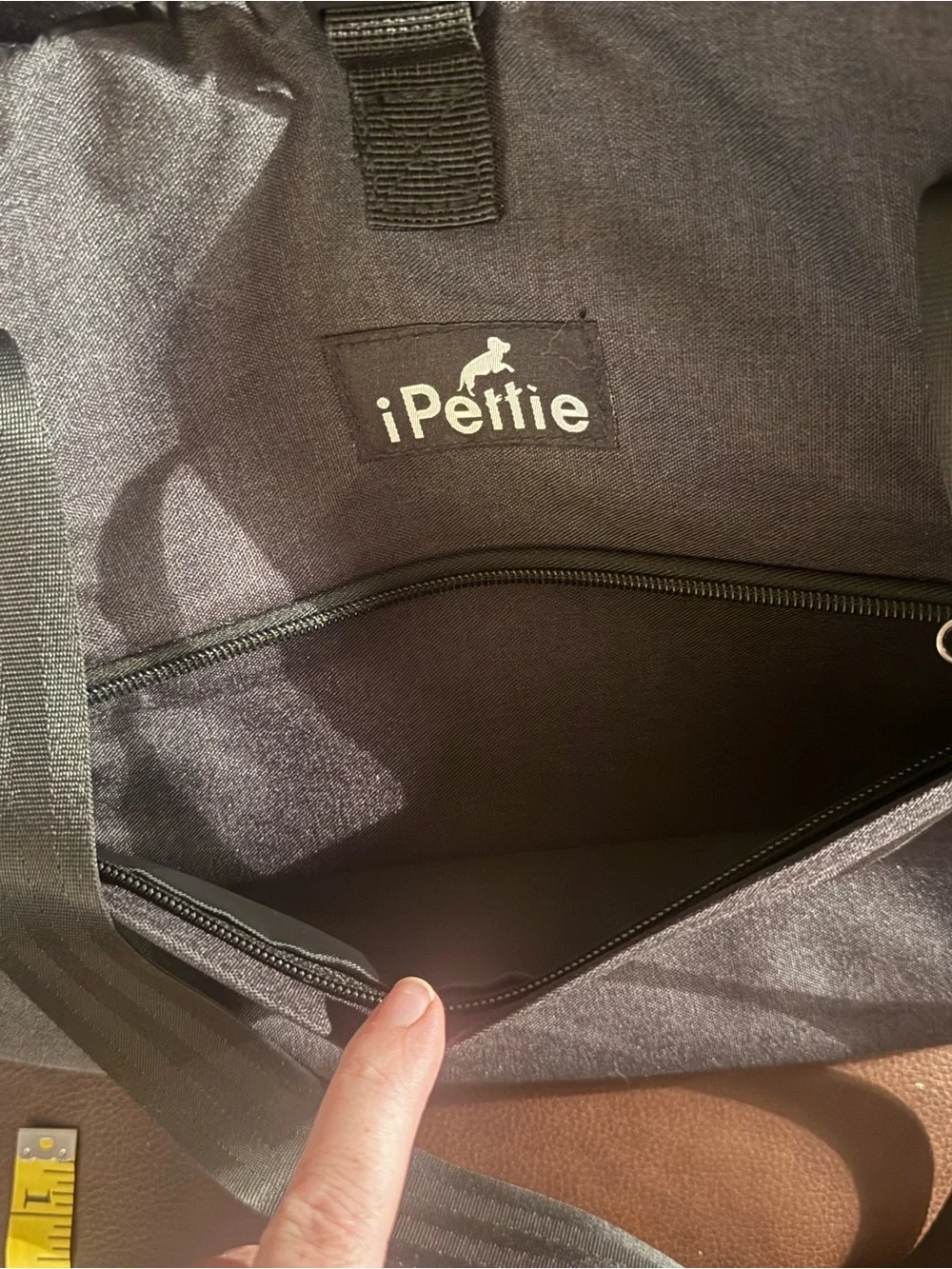 Black Soft-Sided Pet Carrier Tote